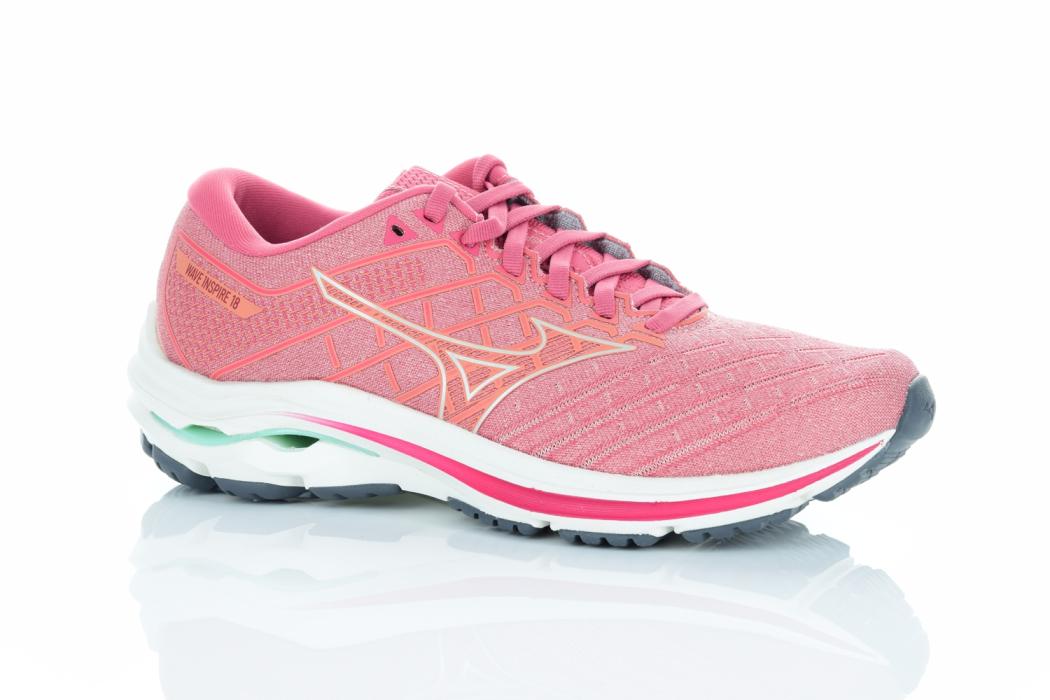 Mizuno WAVE INSPIRE 18 enske patike za tr anje roza Intersport